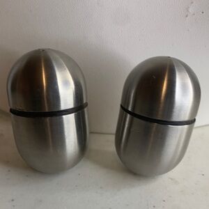 Stainless Steel Salt and Pepper Shakers